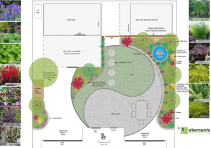 town garden design plan